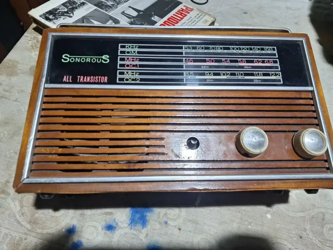 Radio antigo não está funcionando 