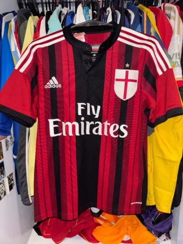 Camisa Milan 2014/2015 Infantil