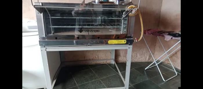 Forno de pizza refratário de  4 pedra a gás 