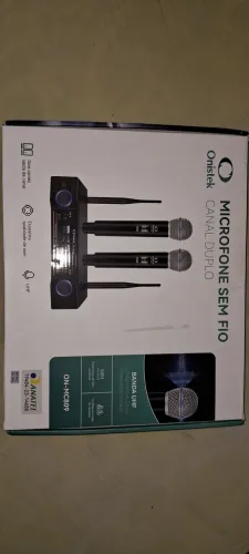 MICROFONE SEM FIO CANAL DUPLO