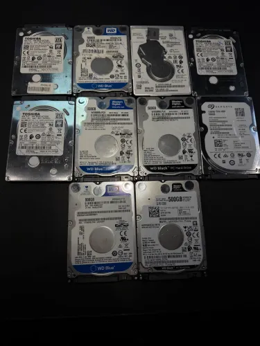HD Notebook 500GB - Lote 10 pcs