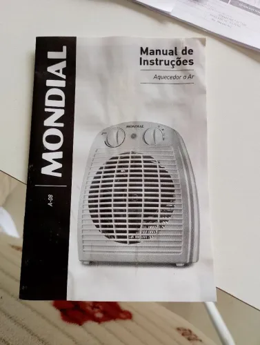 Aquecedor de ar mondial 220 v novo 1 mês de uso 
