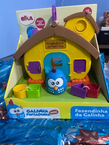 Brinquedo Fazendinha Galinha Pintadinha Mini Elka - Novo na Caixa