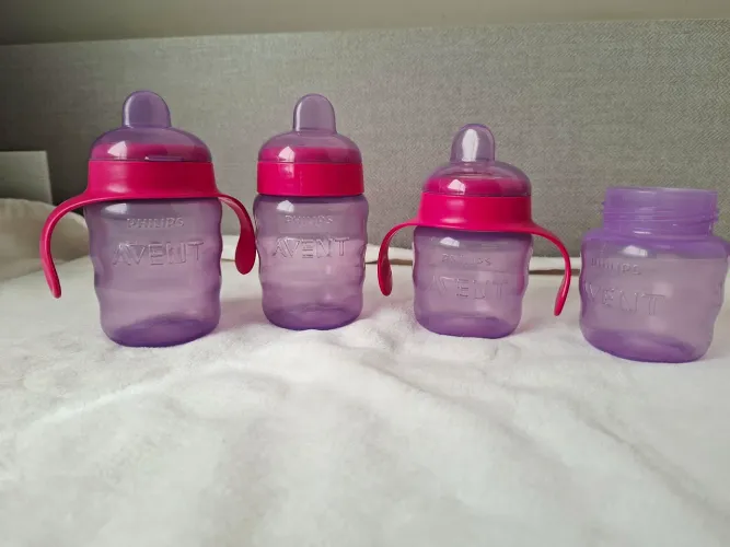 Copo de treinamento roxo Avent