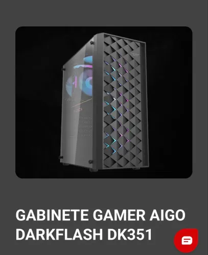 Vendo Gabinete Gamer DarkFlash DK351