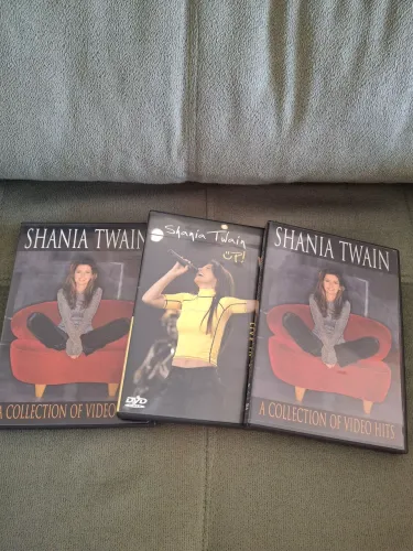 Kit com 3 DVDs originais - Shania Twain (pra colecionador)