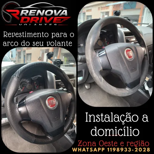 Revestimento para volante,feito em 60 minutos 