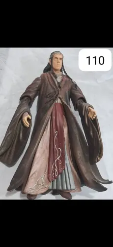 Boneco elrond senhor dos anéis toybiz lord of the rings action figure