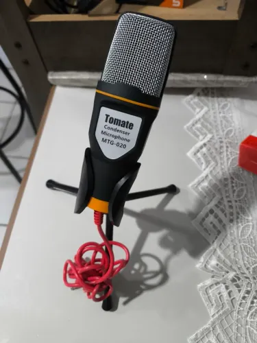 Microfone condensador com fio