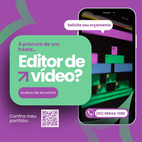 Editor de vídeo- Free-lancer
