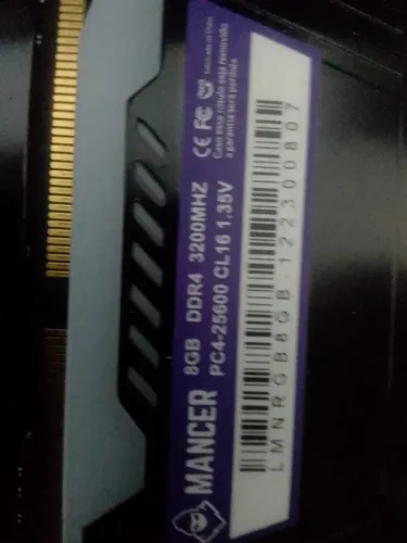 Memoria Ram Mancer 8GB DDR4 3200 MHZ 16LC 2 Pentes 8x2 16GB total