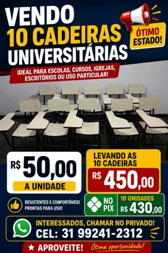 Cadeiras universitaria