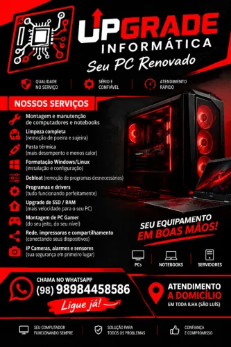 ? UPGRADE INFORMÁTICA - MANUTENÇÃO E ASSISTÊNCIA TÉCNICA