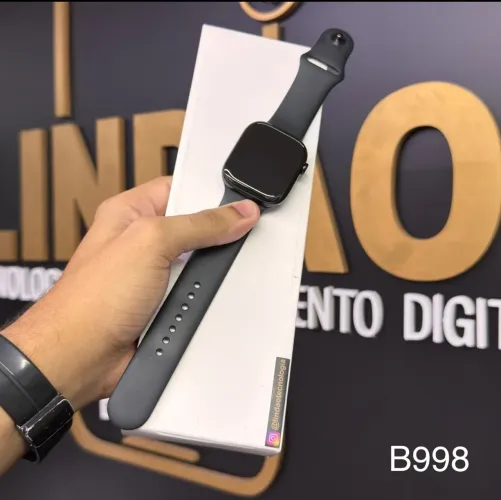 LOJA FÍSICA. APPLE WATCH S11 46MM PRETO BRILHANTE 100% | RETIRE AINDA HOJE