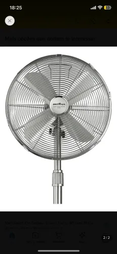 Ventilador de coluna Inox Britania