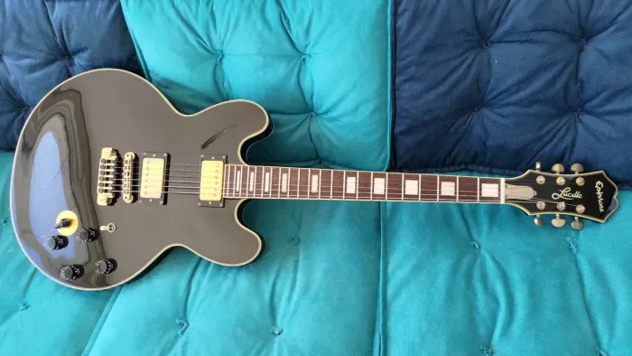 SEM TROCAS!! Guitarra Epiphone Lucille BB King + captadores Gibson