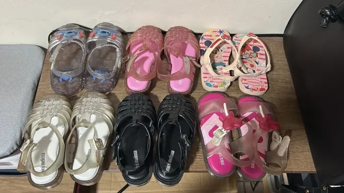 Lote sapatos tamanho 22