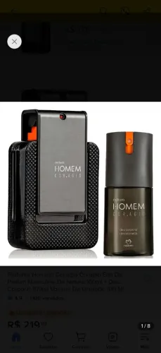 Natura Homem Cor.Agio