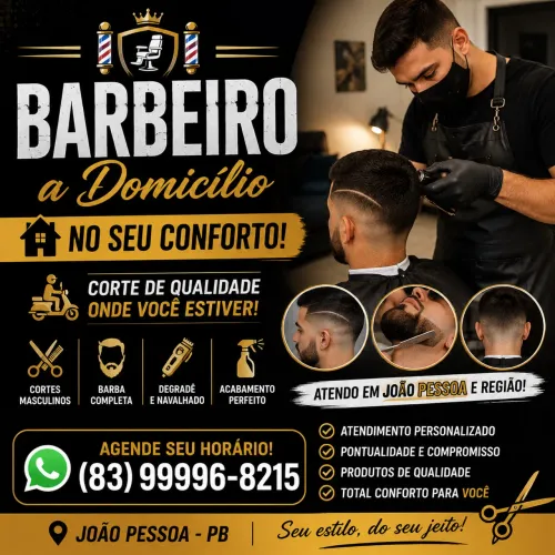 BARBEIRO A DOMICÍLIO 