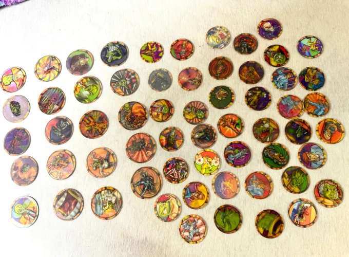 Tazos O MASKARA Coleção completa (EXCELENTE ESTADO)