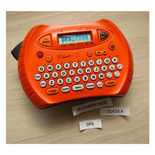 Rotulador Eletrônico BROTHER PT70 Laranja