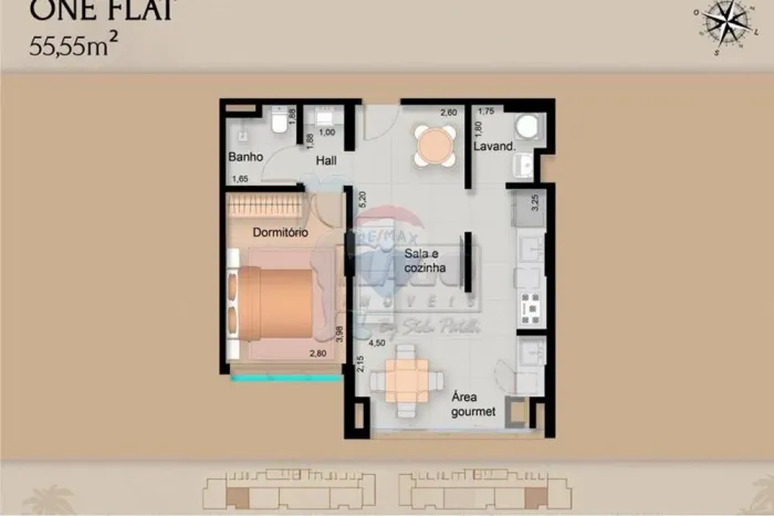 Flat - 1 quarto - venda - 55m² - Represa de Jaguara, Sacramento - MG