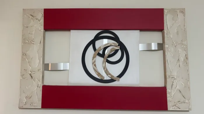Quadro Decorativo Abstrato Grande (1,15m x 70cm)