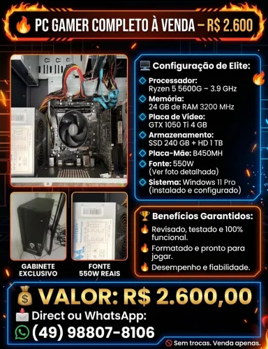 ? PC GAMER À VENDA