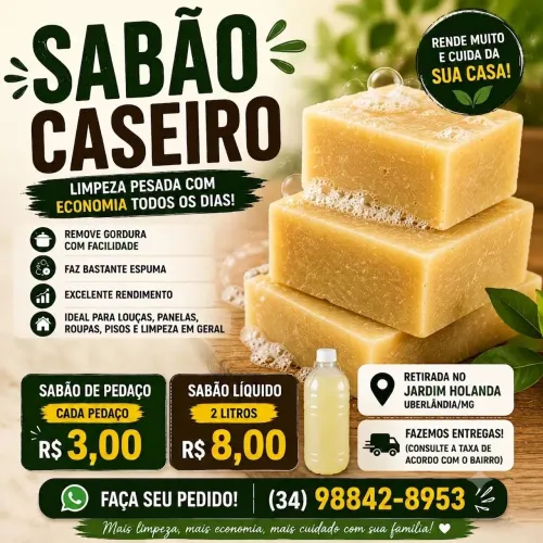 Sabão de Pedaço