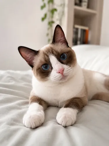 Gata siamesa para adoção
