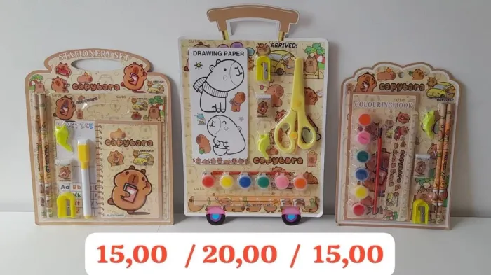 KIT ESCOLAR CAPIVARA