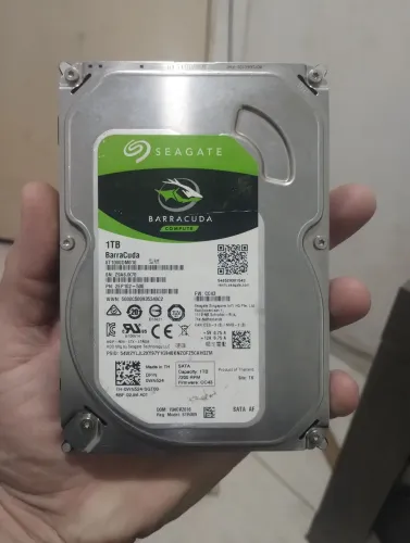 HD 1tb para desktop com alerta leia