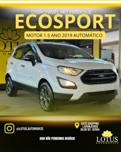 Ford Ecosport Freestyle 1.5 12V Flex 5P Aut. 2019