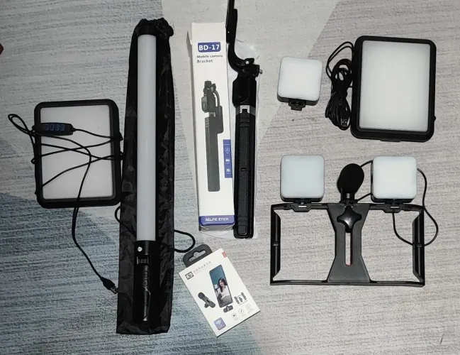 Kit fotografia e vídeo