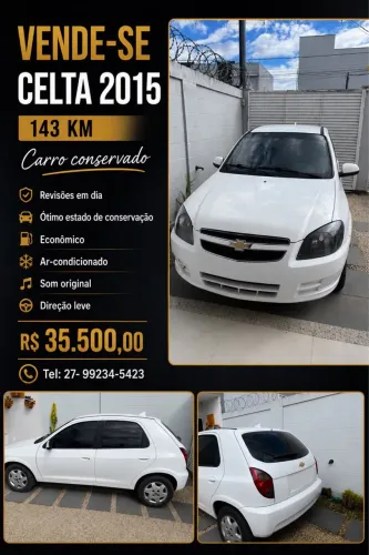 Chevrolet Celta Spirit/ LT 1.0 MPFI 8V Flexp. 5P 2015