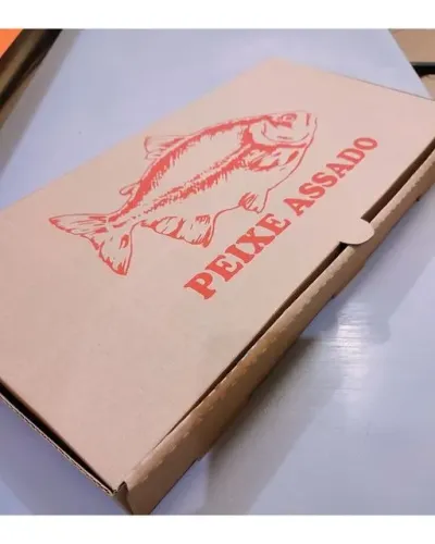 Caixa para Peixe Assado - pacote com 10