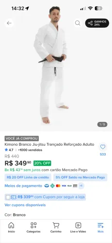 Kimono trançado A2 branco