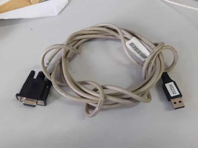 Cabo adaptador/conversor serial RS-232