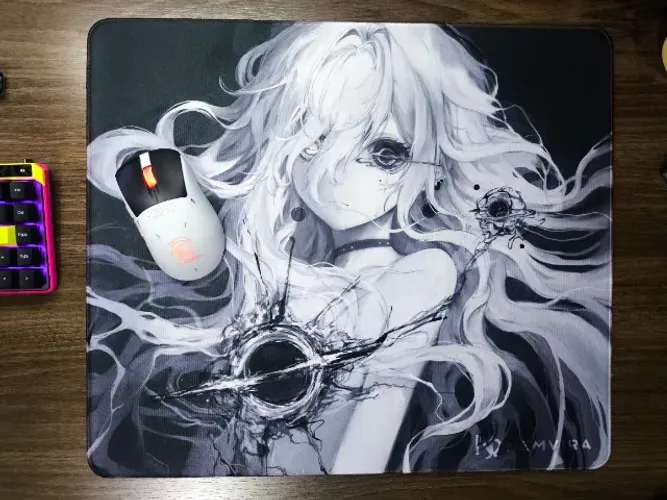 Mousepad Nemvira Blackhole 490mm x 420mm Poron soft Speed