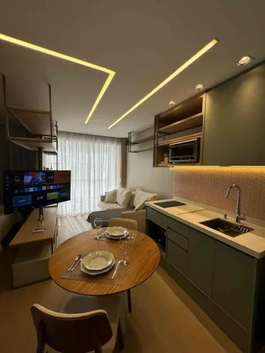 Studio à venda (PORTEIRA- FECHADA) com 40m² no Helbor Patteo Bosque Maia em Guarulhos - SP
