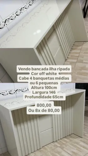 Bancada gourmet off white