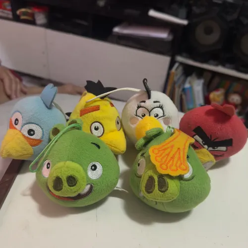 Pelúcias Angry Birds (do Mc Donalds)