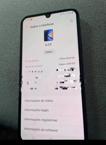 Celular A34 - 128 gb /usado em bom estado