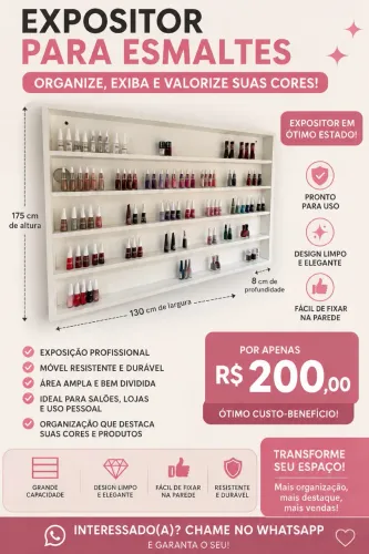 Expositor branco