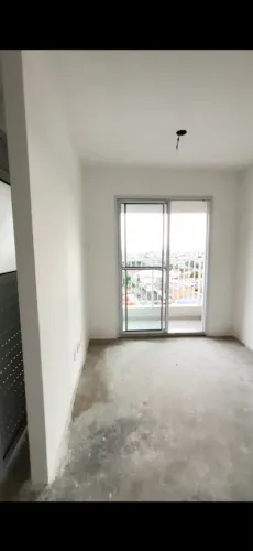 Porta Balcão para Sacada em Alumínio Branco e vidro 1,45 x 2,16