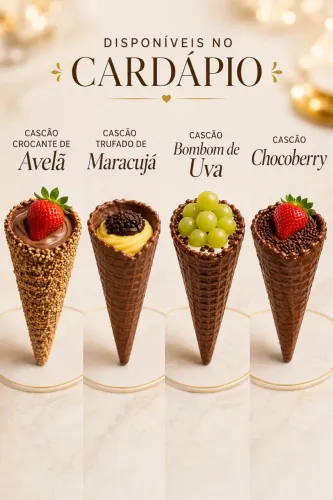Cones trufados
