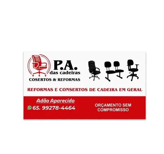 Reforma e concerto de cadeiras de escritório