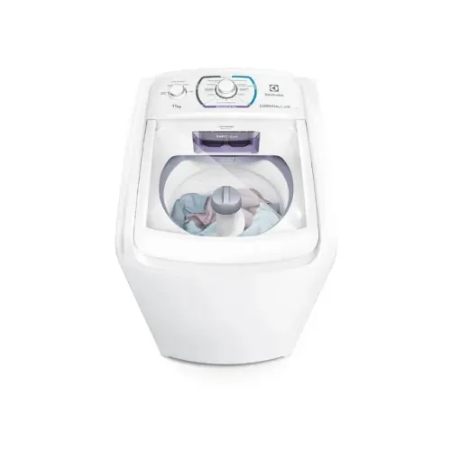 Máquina de Lavar Electrolux 11kg Branca Essential Care com Easy Clean e Filtro Fiapos (LES