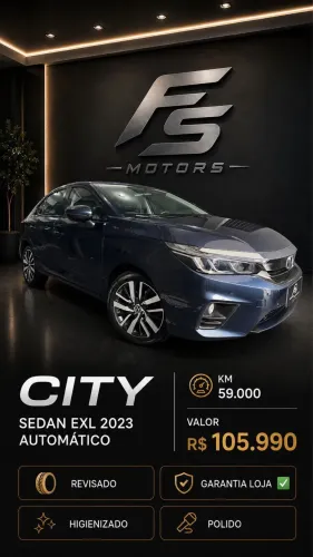 Honda City Sedan EXL 1.5 Flex 16V 4P Aut. 2023