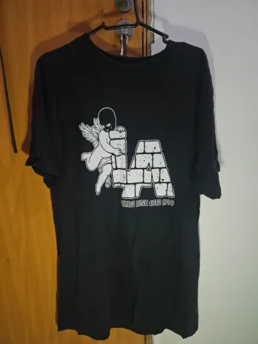 Camiseta Thug Nine LA Balaclava - Preta - Streetwear